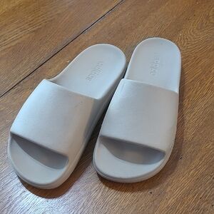 Adidas Cream Slide Sandals